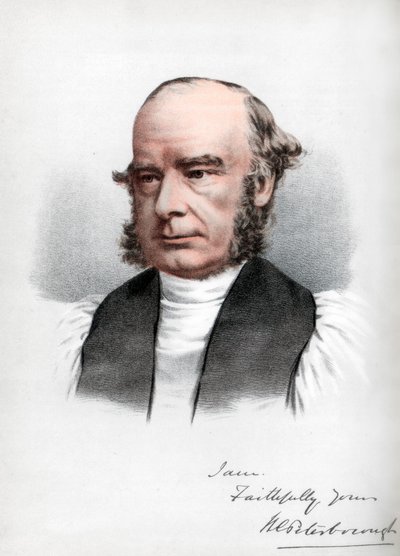 William Connor Magee, irlandzki duchowny kościoła anglikańskiego, c1890. autorstwa Petter and Galpin Cassell