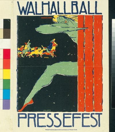 Valhallball press festival polonês autorstwa Pfeil & Pilartz Mendelsohn