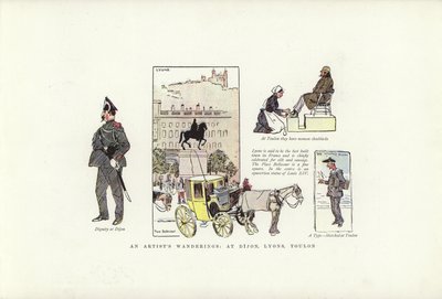 Wędrówki artysty, w Dijon, Lyons, Toulon autorstwa Phil May