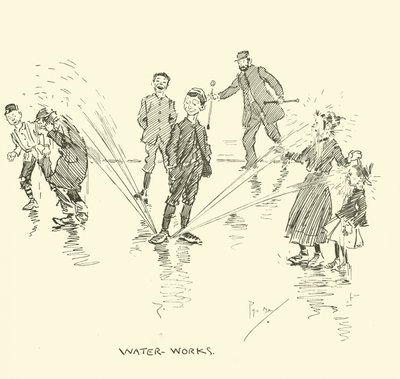 Ilustracja do Phila Maysa Gutter-Snipes autorstwa Phil May