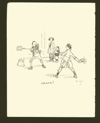 Ilustracja do Phila Maysa Gutter-Snipes autorstwa Phil May