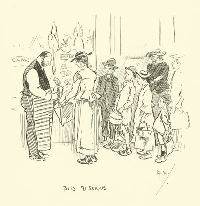 Ilustracja do Phila Maysa Gutter-Snipes autorstwa Phil May