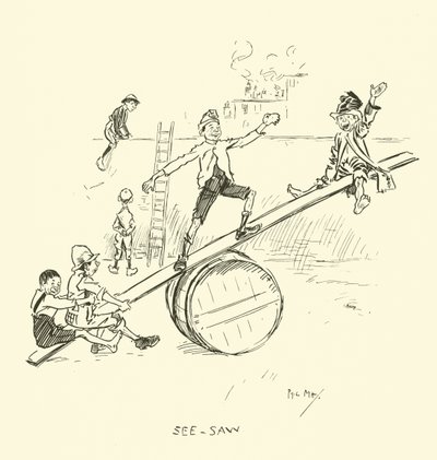 Ilustracja do Phila Maysa Gutter-Snipes autorstwa Phil May