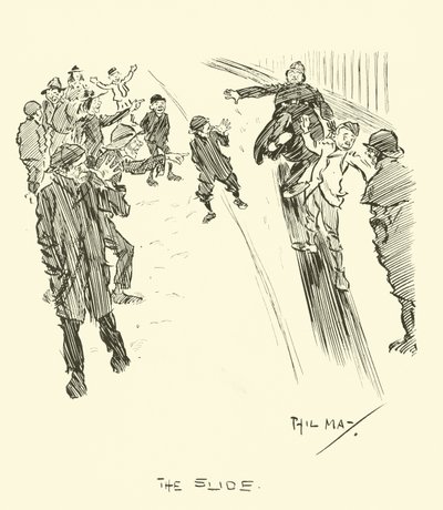 Ilustracja do Phila Maysa Gutter-Snipes autorstwa Phil May
