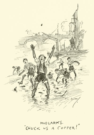 Ilustracja do Phila Maysa Gutter-Snipes autorstwa Phil May