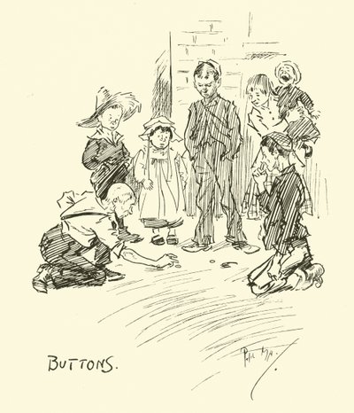 Ilustracja do Phila Maysa Gutter-Snipes autorstwa Phil May