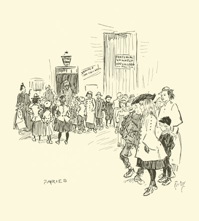 Ilustracja do Phila Maysa Gutter-Snipes autorstwa Phil May