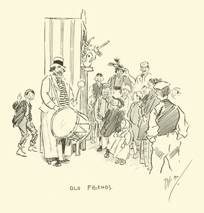 Ilustracja do Phila Maysa Gutter-Snipes autorstwa Phil May