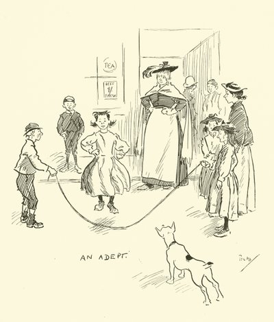 Ilustracja do Phila Maysa Gutter-Snipes autorstwa Phil May