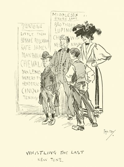 Ilustracja do Phila Maysa Gutter-Snipes autorstwa Phil May