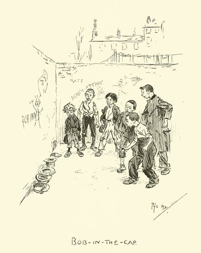 Ilustracja do Phila Maysa Gutter-Snipes autorstwa Phil May