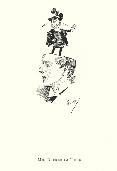 Pan Beerbohm Drzewo (lito) autorstwa Phil May