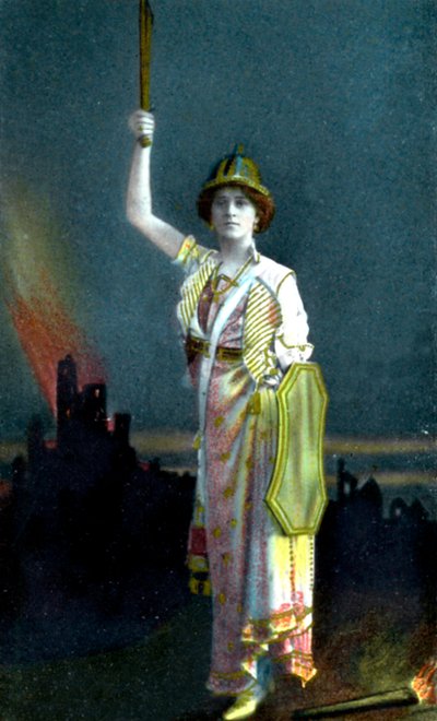 Zena Dare 1887-1975, angielska piosenkarka i aktorka, 1908. autorstwa Philco Publishing Company