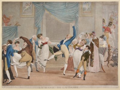 Mania tańca autorstwa Philibert-Louis Debucourt