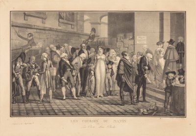 Poranne wyścigi, czyli drzwi bogacza autorstwa Philibert-Louis Debucourt