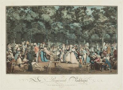 Promenada Publiczna autorstwa Philibert Louis Debucourt