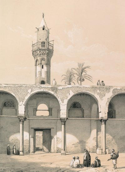 Meczet Amrou autorstwa Philibert Joseph Girault de Prangey