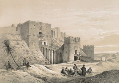 Cytadela w Aleppo autorstwa Philibert Joseph Girault de Prangey