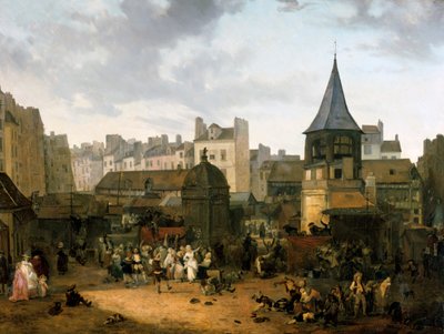 Uroczystość narodzin francuskiego następcy tronu, 1781 1783 autorstwa Philibert Louis Debucourt