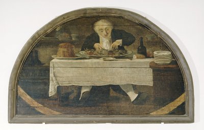 Au Gourmand; Znak dla sprzedawcy produktów jadalnych Corcellet autorstwa Philibert Louis Debucourt