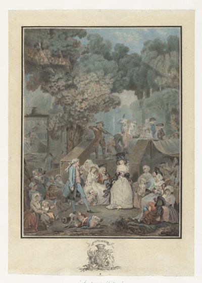 wesele La noce au Chateau autorstwa Philibert Louis Debucourt