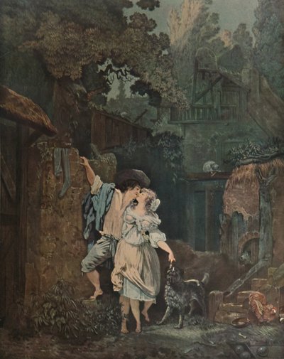 Eskalada, czyli odrażające poranki, 1787, 1913 autorstwa Philibert Louis Debucourt