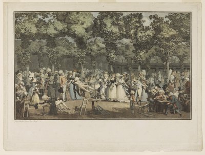 Promenada Publiczna autorstwa Philibert Louis Debucourt