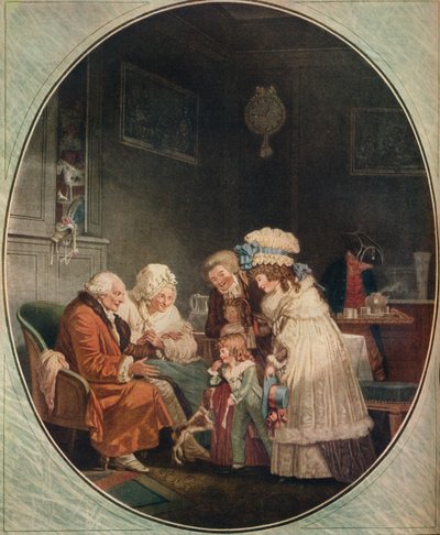 Komplement lub poranek noworoczny, 1887, 1916 autorstwa Philibert Louis Debucourt
