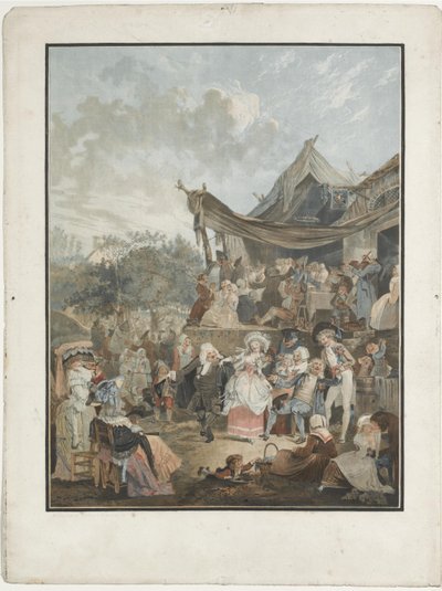Menuet Panny Młodej, 1786 autorstwa Philibert Louis Debucourt