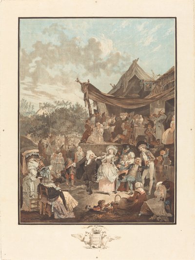 Menuet panny młodej autorstwa Philibert Louis Debucourt