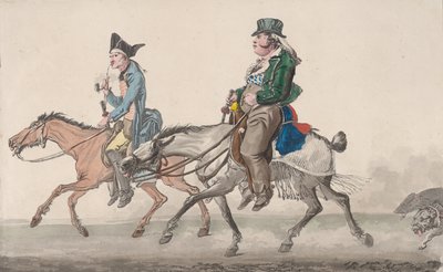 Droga do Poissy, 1816. autorstwa Philibert Louis Debucourt