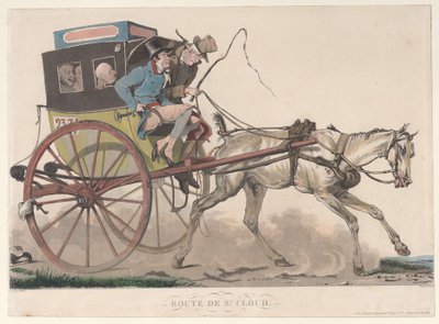 Droga do St. Cloud, 1816. autorstwa Philibert Louis Debucourt