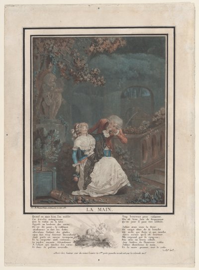 Ręka, 1788. autorstwa Philibert Louis Debucourt