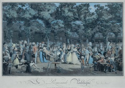 Promenada Publiczna autorstwa Philibert Louis Debucourt