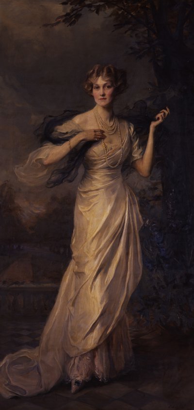 Portret Heleny, żony 8. księcia Northumberland autorstwa Philip Alexius de Laszlo
