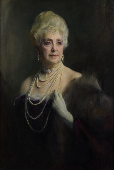 Wspaniała Wdowa Mabell Ogilvy hrabina Airlie (1866-1956) autorstwa Philip Alexius de Laszlo
