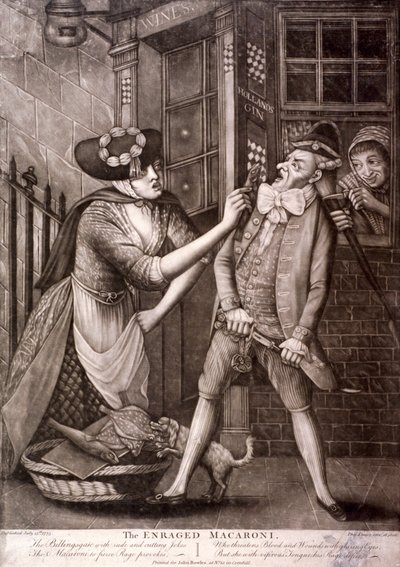„Rozwścieczony makaron, 1773” autorstwa Philip Dawe