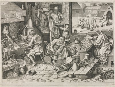 Alchemik autorstwa Philip Galle