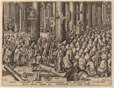 Wiara autorstwa Philip Galle after Pieter Bruegel the Elder