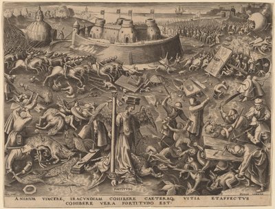 Hart autorstwa Philip Galle after Pieter Bruegel the Elder
