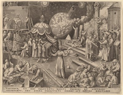 Wstrzemięźliwość autorstwa Philip Galle after Pieter Bruegel the Elder