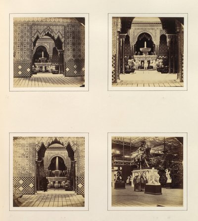 [Alhambra i Dwór Lwów, Widok w południowym transepcie], ca. 1859. autorstwa Philip Henry Delamotte.