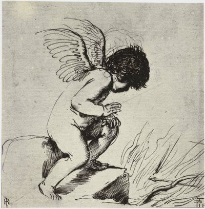 Anonimowy, Kupidyn autorstwa Philip Henry Delamotte