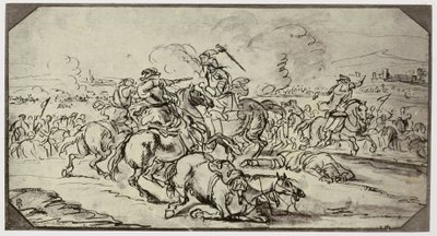 Burgund, bitwa autorstwa Philip Henry Delamotte