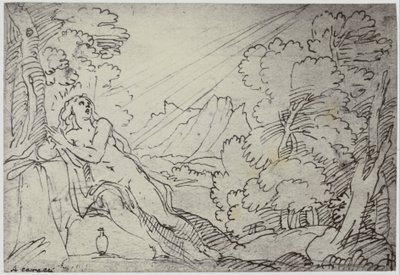 Correggio, Anioł niosący duszę do raju autorstwa Philip Henry Delamotte