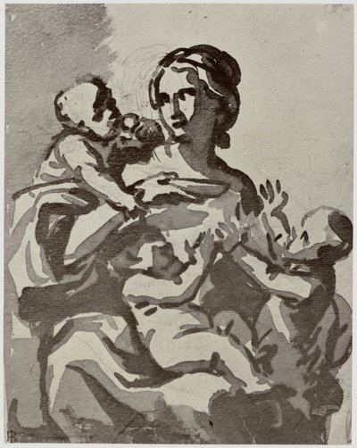 Elisabetta Sirani, organizacja charytatywna autorstwa Philip Henry Delamotte