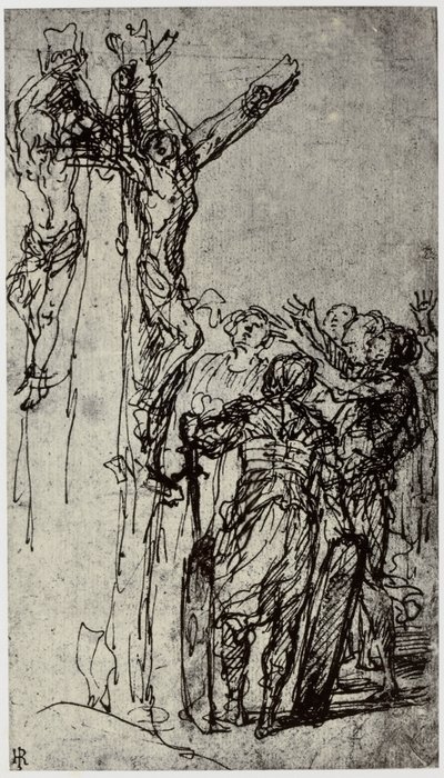 Salvator Rosa, Śmierć Polikratesa autorstwa Philip Henry Delamotte