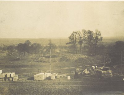 [Teren w kierunku Penge], 1854. autorstwa Philip Henry Delamotte
