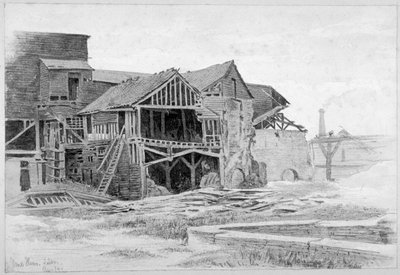 Widok starych wapienników, Nine Elms, Battersea, Londyn, 1875. autorstwa Philip Howard