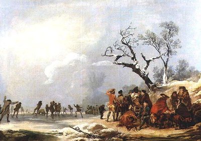 Scena łyżwiarska autorstwa Philip James de Loutherbourg